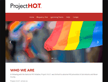 Tablet Screenshot of projecthot.org